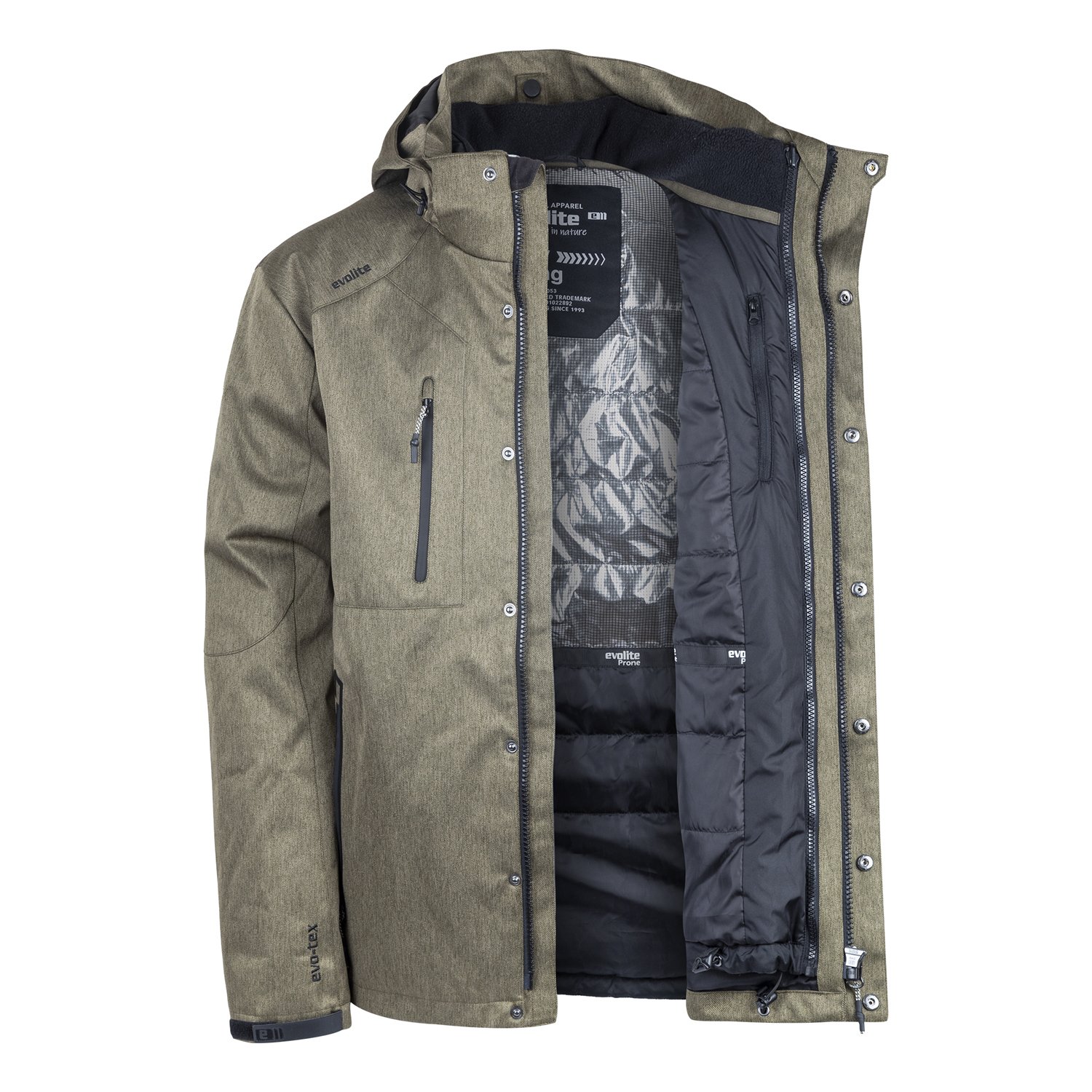 Evolite Prone 3in1 Erkek Mont - Haki