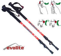 Evolite Speed-Lock Dıştan Kilitli Trekking Batonu Turuncu