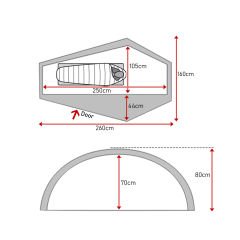 Evolite Summit Pro Çadır Sun Fresh UPF80