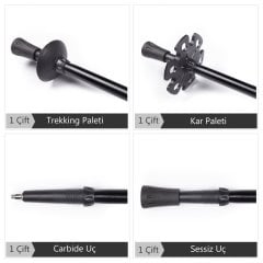 Evolite Walking Quick-Lock Dıştan Kilitli Trekking Batonu