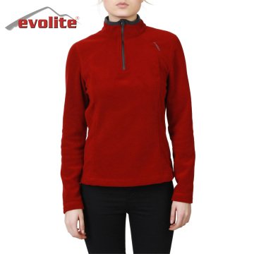 Evolite Fuga Kadın Mikro Polar Sweater - Bordo