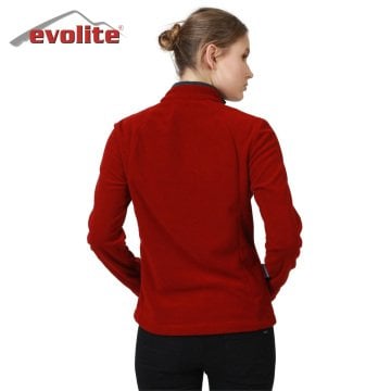 Evolite Fuga Kadın Mikro Polar Sweater - Bordo