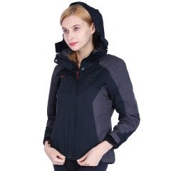 Evolite Diva Kadın 3in1 Gri/Siyah Mont