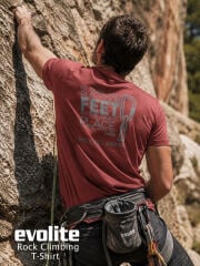 Evolite Rock Climbing T-shirt-Kiremit