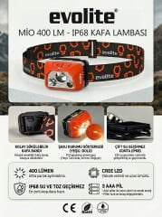 Evolite Mio 400 Lm IP68 Kafa Lambası