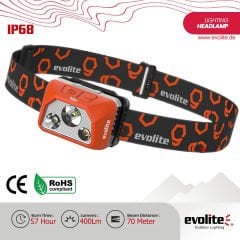 Evolite Mio 400 lm IP68 Kafa Lambası