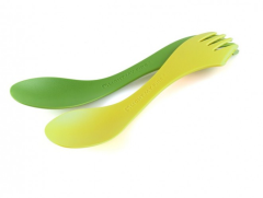 Spork Extra-Medium 2li Kaşık-Çatal Yeşil-Sarı