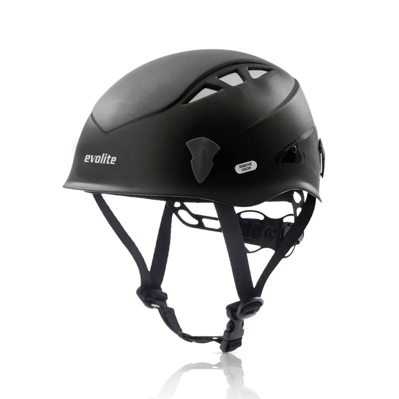 Evolite Vertical Dağcı Kaskı - Siyah - CE  EN 12492