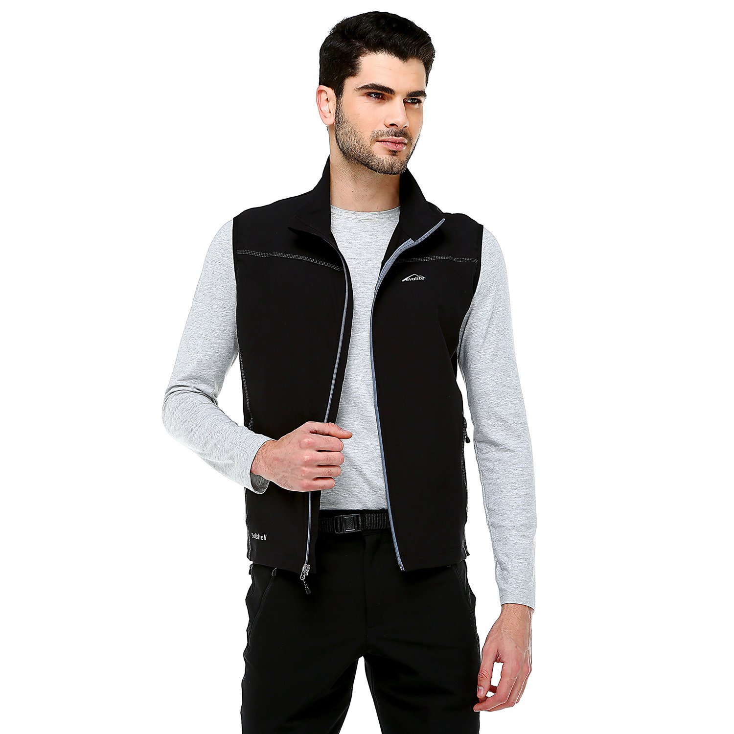 Evolite Neon Softshell Erkek Yelek - Gri