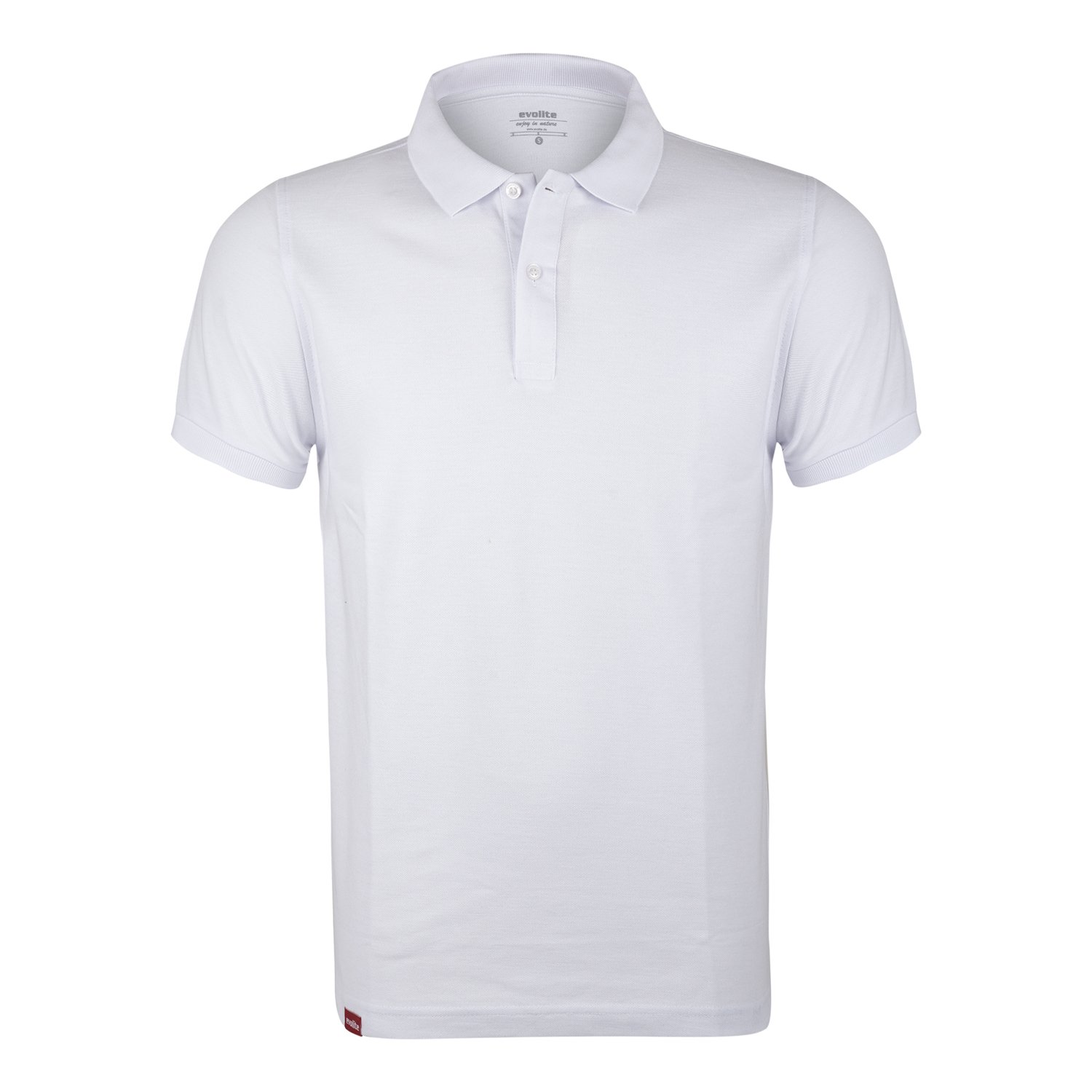 Evolite DeepRaw Erkek Polo T-Shirt- Beyaz